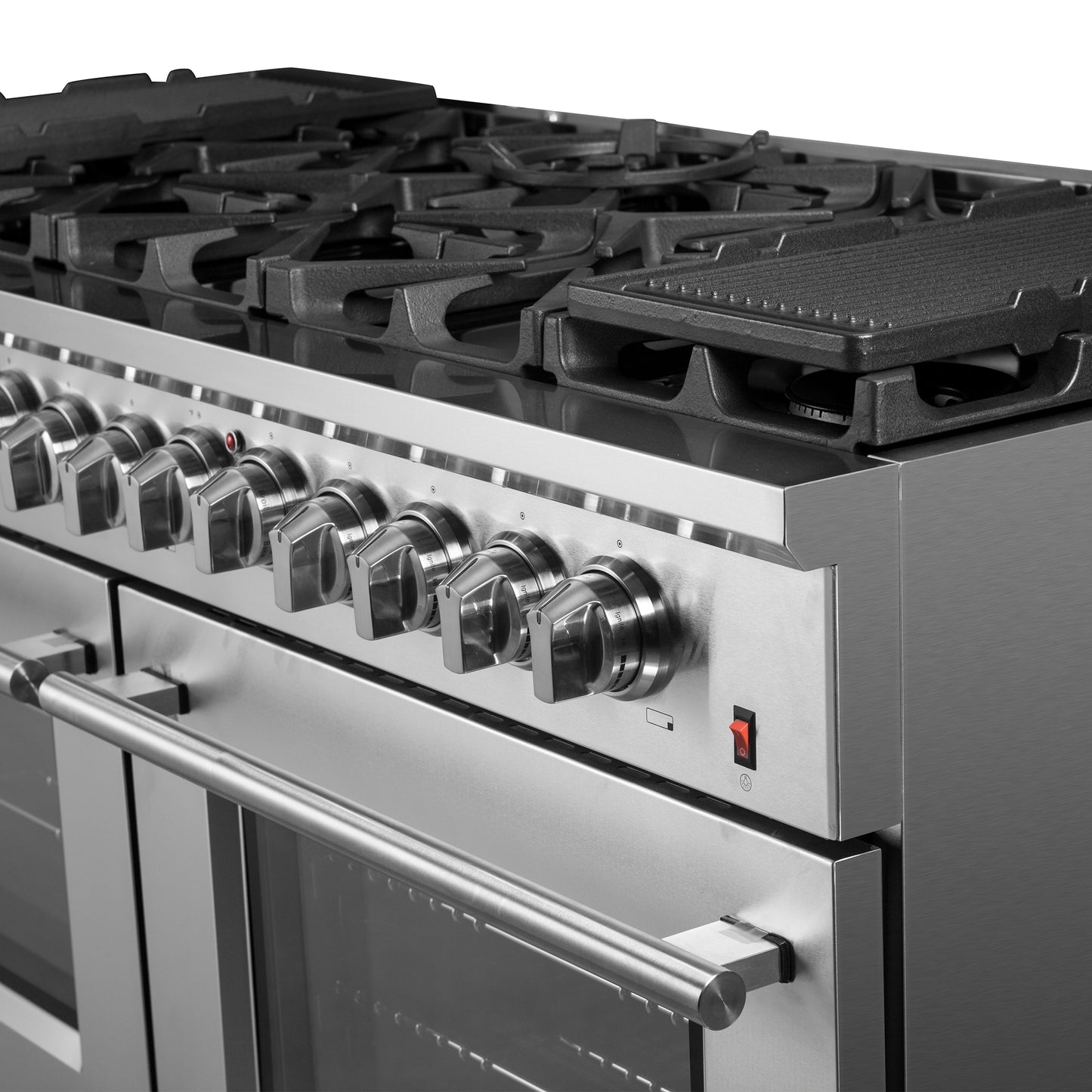 Forno Massimo 60-Inch Freestanding Dual Fuel Range, 10 Burners, Double Convection Ovens - Forno Appliances