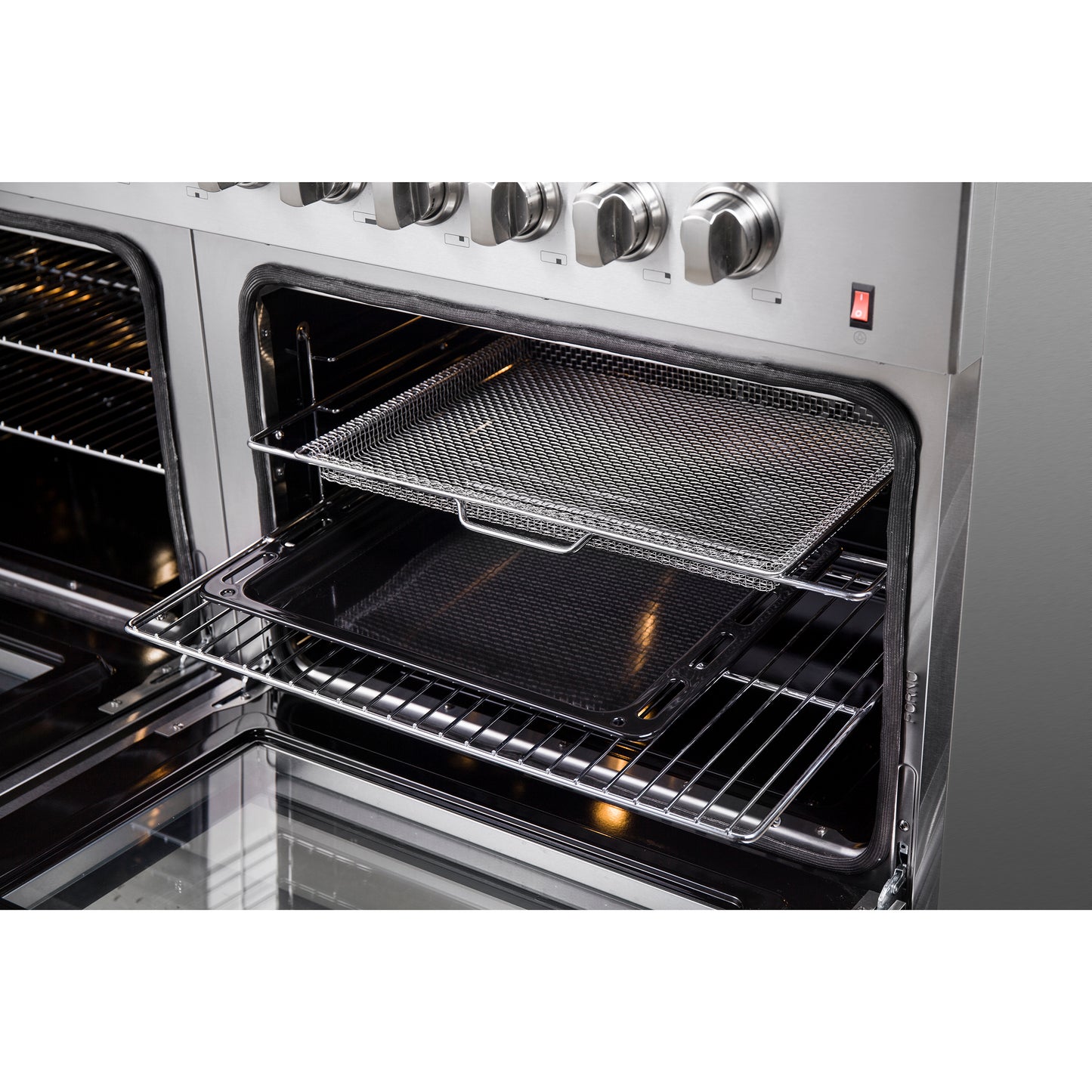 Forno Galiano 60-Inch Freestanding Dual Fuel Range, 10 Burners, Double Convection Ovens - Forno Appliances
