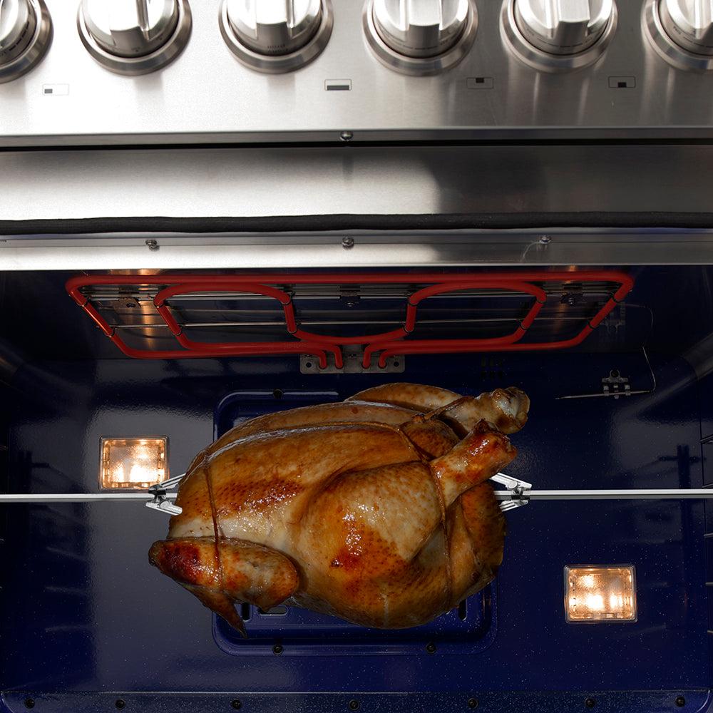 Forno Capriasca 48-Inch Freestanding Dual Fuel Range, 8 Burners, True Convection Oven - Forno Appliances