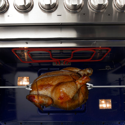 Forno Capriasca 48-Inch Freestanding Dual Fuel Range, 8 Burners, True Convection Oven - Forno Appliances