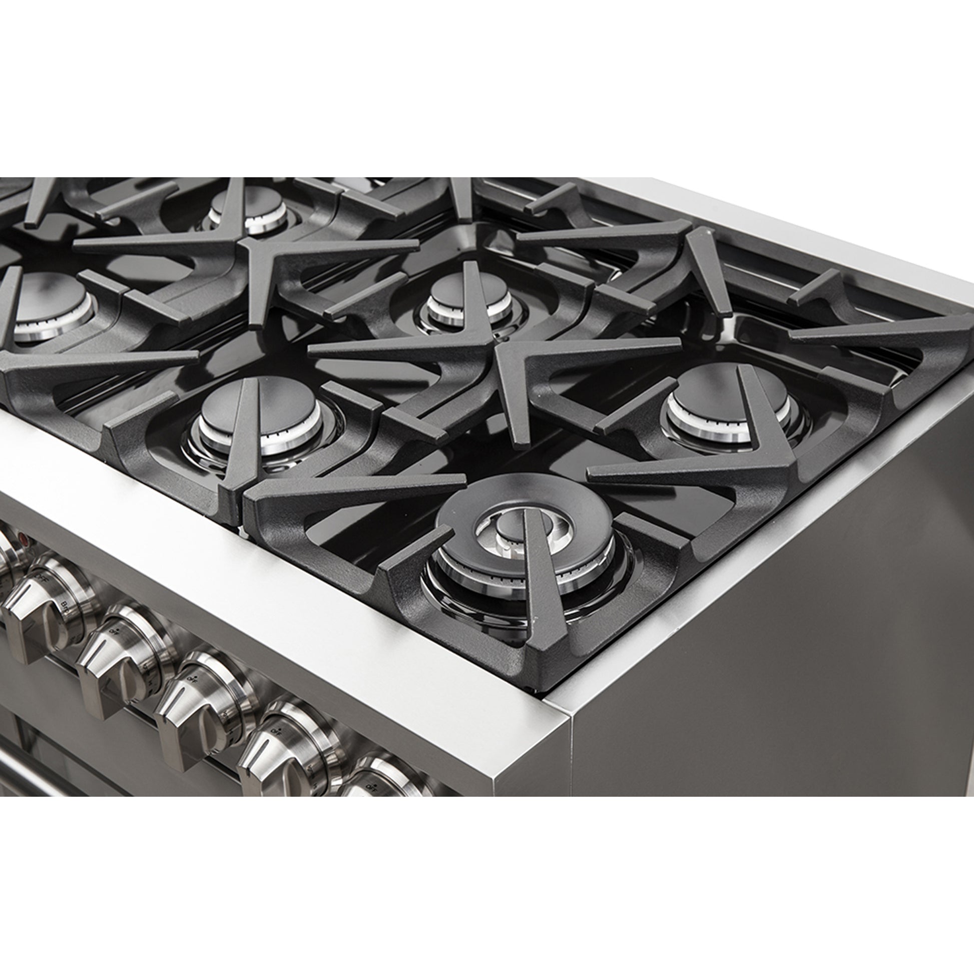 Forno Massimo 48-Inch Freestanding Gas Range, 8 Burners, True Convection Oven - Forno Appliances