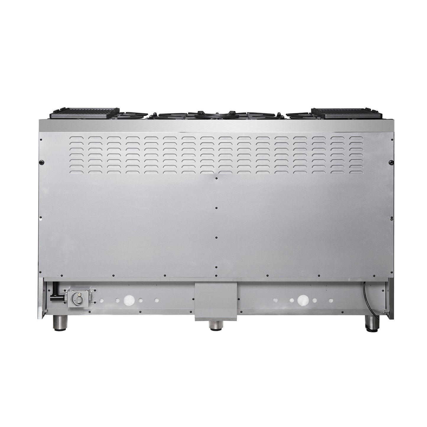 Cuisinière à gaz autoportante Forno Massimo de 60 pouces, 10 brûleurs, four à convection véritable