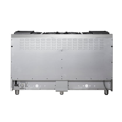 Cuisinière à gaz autoportante Forno Massimo de 60 pouces, 10 brûleurs, four à convection véritable