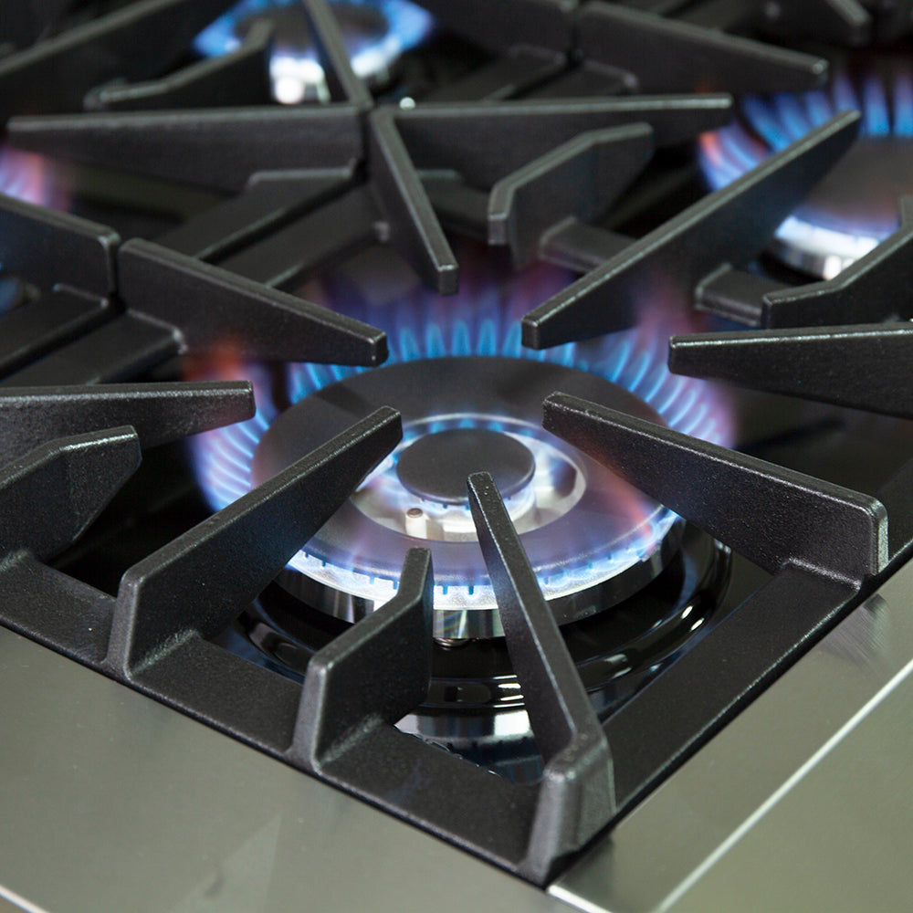 Forno Galiano 36-Inch Freestanding Gas Range, Stainless Steel, 6 Burners, Energy Efficient - Forno Appliances
