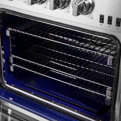 Forno Capriasca cuisinière à gaz pose libre de 60 pouces, 10 brûleurs, four à convection véritable - Forno Appliances