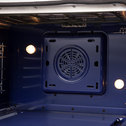 Cuisinière dual fuel Forno Massimo 30 po autoportante à portes françaises, 4 brûleurs, four à véritable convection - Forno Appliances