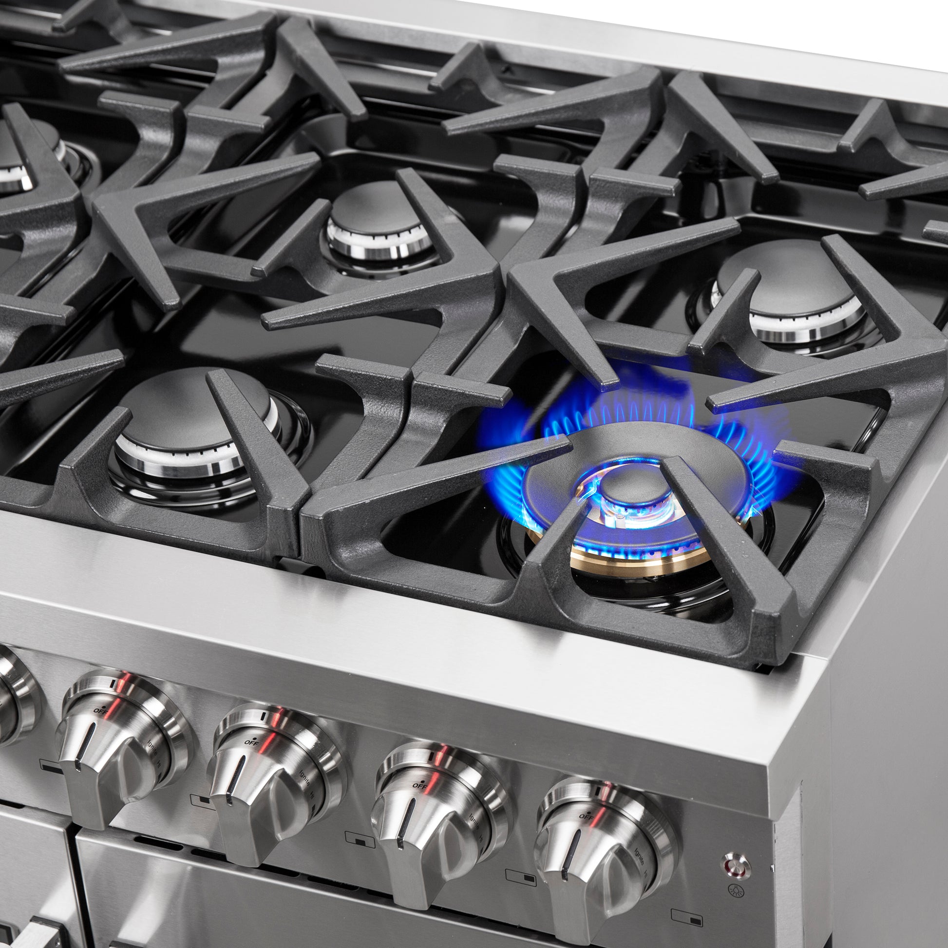 alt
Cuisinière Forno Massimo double combustible de 36 pouces, pose libre, à portes françaises, 6 brûleurs, four à vraie convection - Forno Appliances