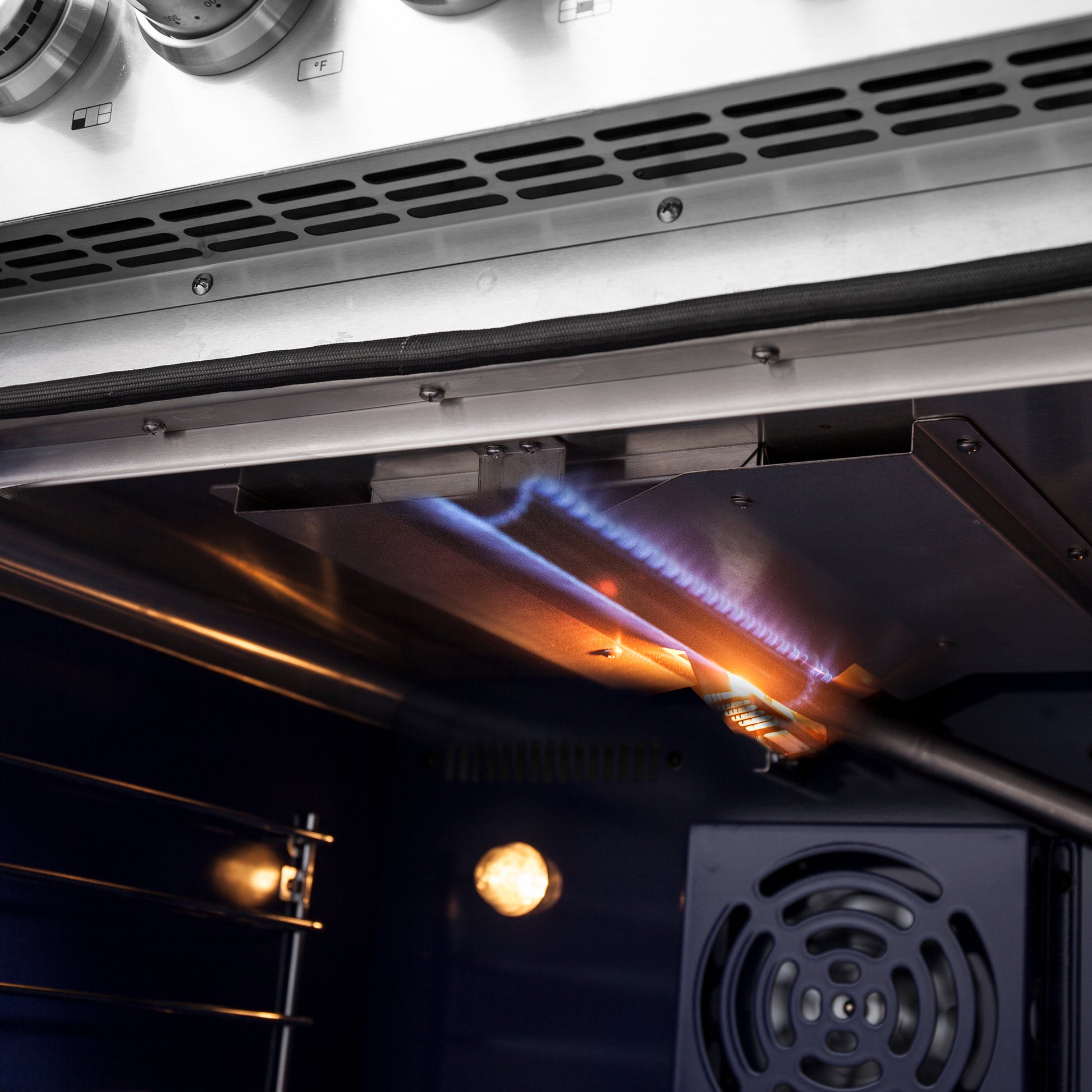 Forno Massimo 30-Inch Freestanding French Door Gas Range, 4 Burners, Convection Oven, Energy Efficient - Forno Appliances