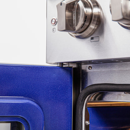 Cuisinière à gaz autoportante Forno Massimo de 36 pouces, porte française, 6 brûleurs, four à convection, économe en énergie - Forno Appliances