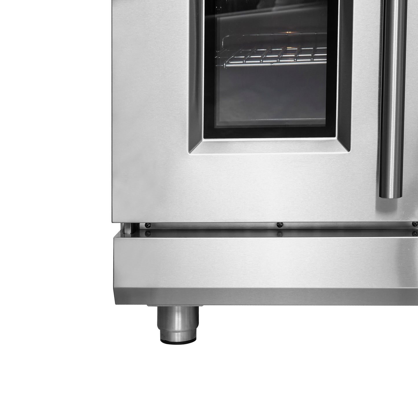 Forno Massimo 48-Inch Freestanding French Door Gas Range, 8 Burners, Convection Oven, Energy Efficient - Forno Appliances