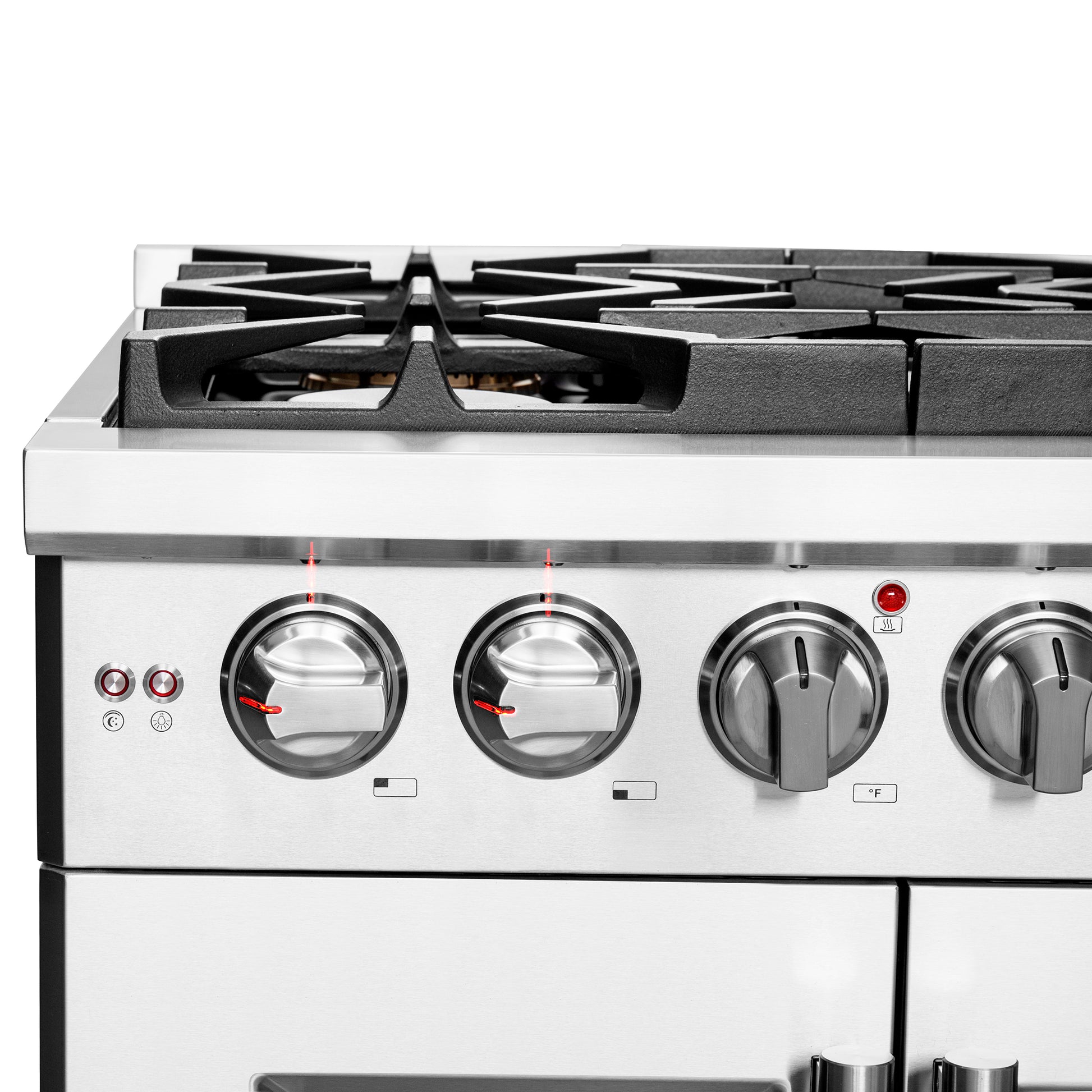 Cuisinière à gaz autonome Forno Capriasca de 30 pouces, portes françaises, 4 brûleurs, four à convection, économe en énergie - Forno Appliances