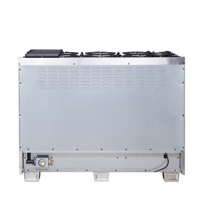 alt
Cuisinière à gaz Forno Capriasca autoportante de 48 pouces, portes françaises, 8 brûleurs, four à convection, économe en énergie - Forno Appliances