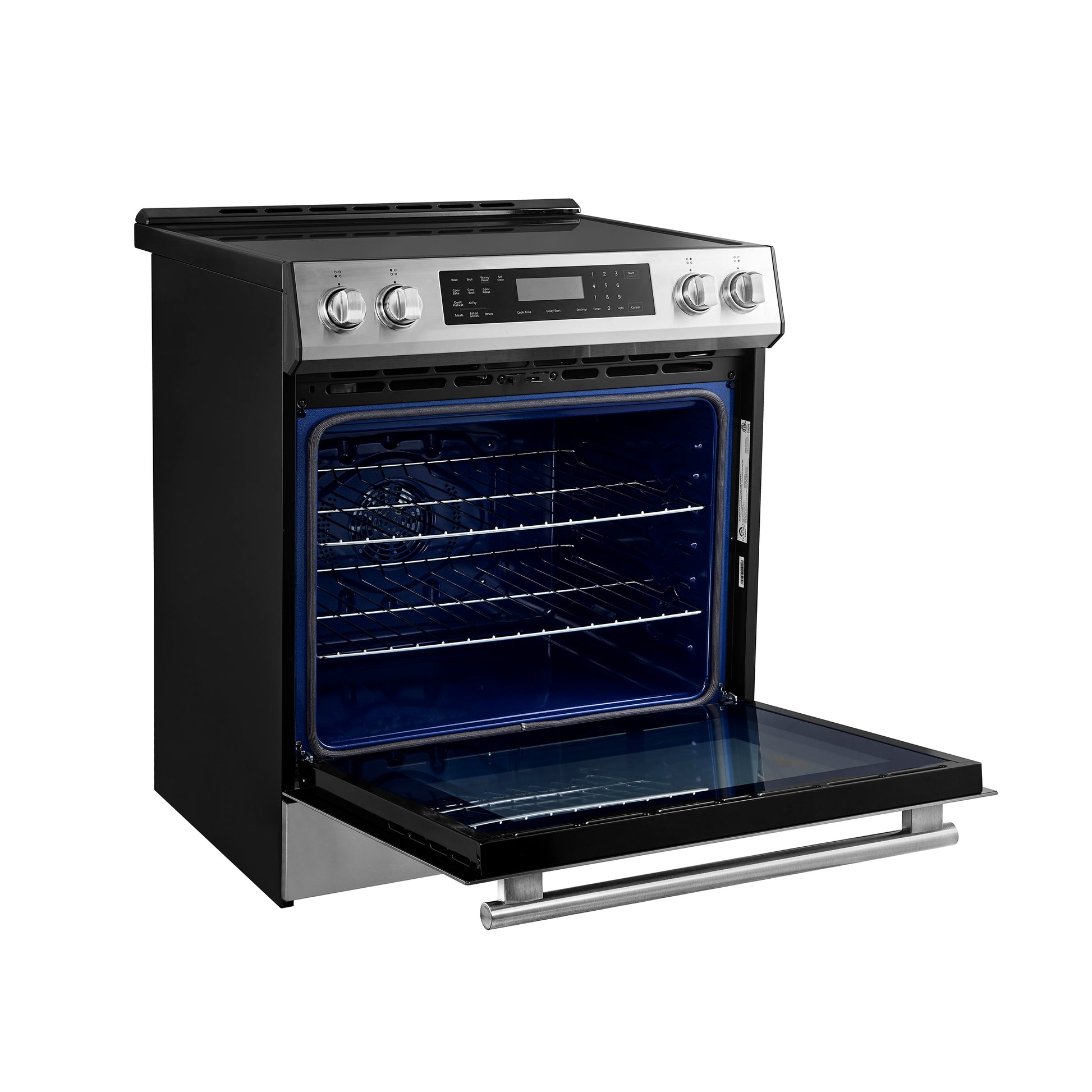 FORNO 2-Piece SS Kitchen Bundle - 30" Induction Range and 31" Bottom Freezer Refrigerator - Forno Appliances