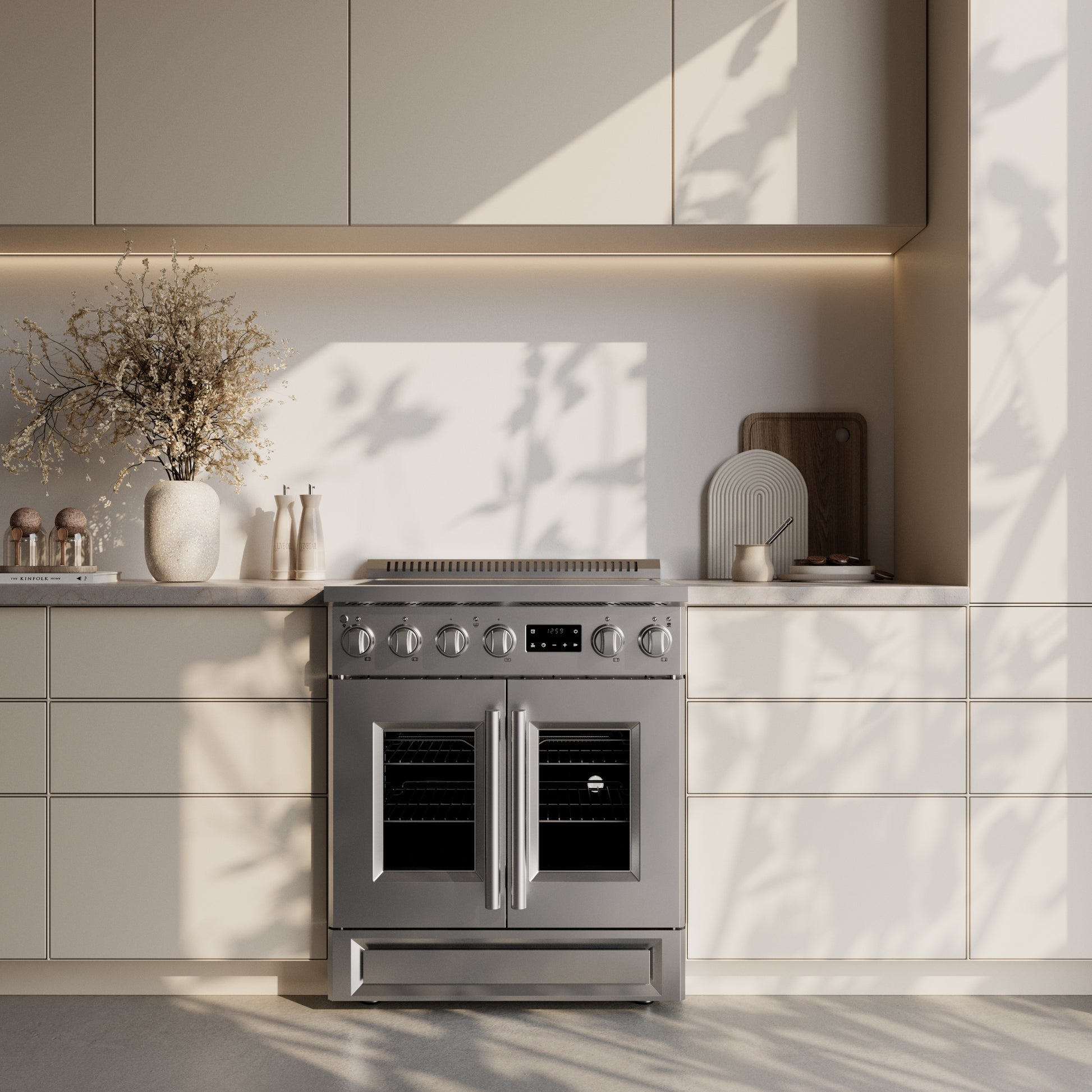Forno Torino 30 Inch French Door Induction Range with Air Fryer and True Convection Oven - Forno Appliances