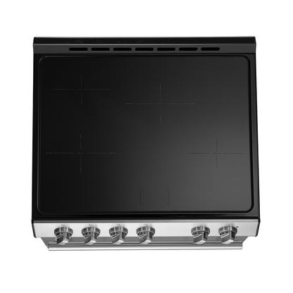 FORNO 2-Piece SS Kitchen Bundle - 30" Induction Range and 36" Bottom Freezer Refrigerator - Forno Appliances