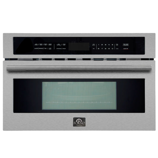 Forno Oliena 30-Inch Compact Oven and 1000 Watt Microwave, 1.6 cu.ft, Convection Oven - Forno Appliances