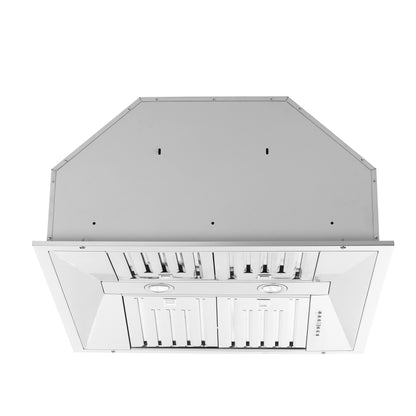 Forno Altilia 30-Inch Insert Range Hood, Stainless Steel, LED Lighting, Baffle Filters - Forno Appliances