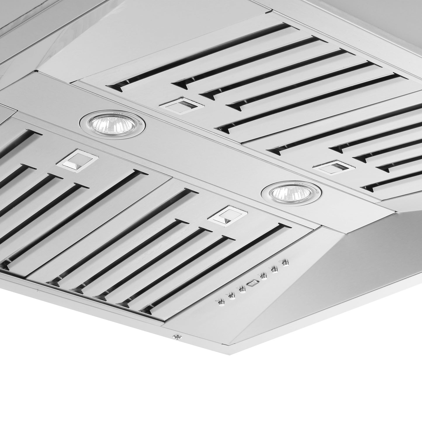 Forno Altilia 30-Inch Insert Range Hood, Stainless Steel, LED Lighting, Baffle Filters - Forno Appliances