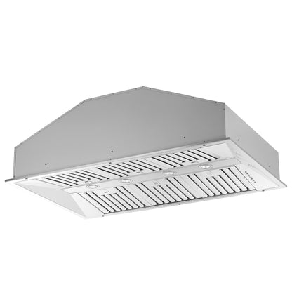 Forno Altilia 48-Inch Insert Range Hood, Stainless Steel, LED Lighting, Baffle Filters - Forno Appliances