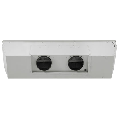 Forno Frassanito 48-Inch Recessed Range Hood, Stainless Steel Baffle Filters, LED Lighting - Forno Appliances