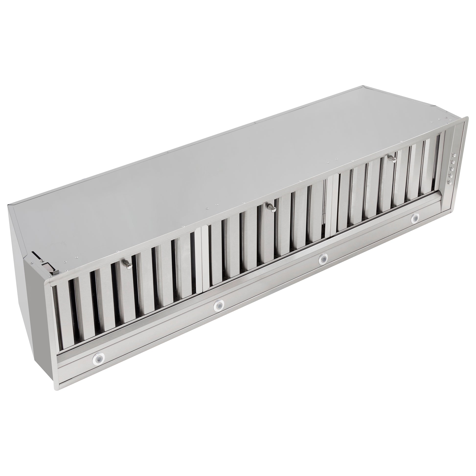 Forno Frassanito 48-Inch Recessed Range Hood, Stainless Steel Baffle Filters, LED Lighting - Forno Appliances