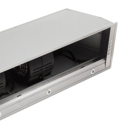 Forno Frassanito 60-Inch Recessed Range Hood, Stainless Steel Baffle Filters, LED Lighting - Forno Appliances