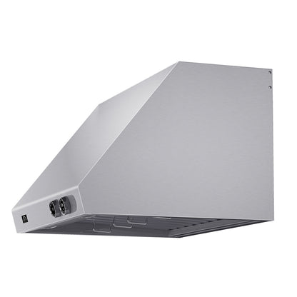 Forno Biagio 30-Inch Wall Mounted Range Hood, Stainless Steel, Heavy Duty - Forno Appliances
