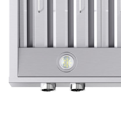 Forno Biagio 36-Inch Wall Mounted Range Hood, Stainless Steel, Heavy Duty - Forno Appliances