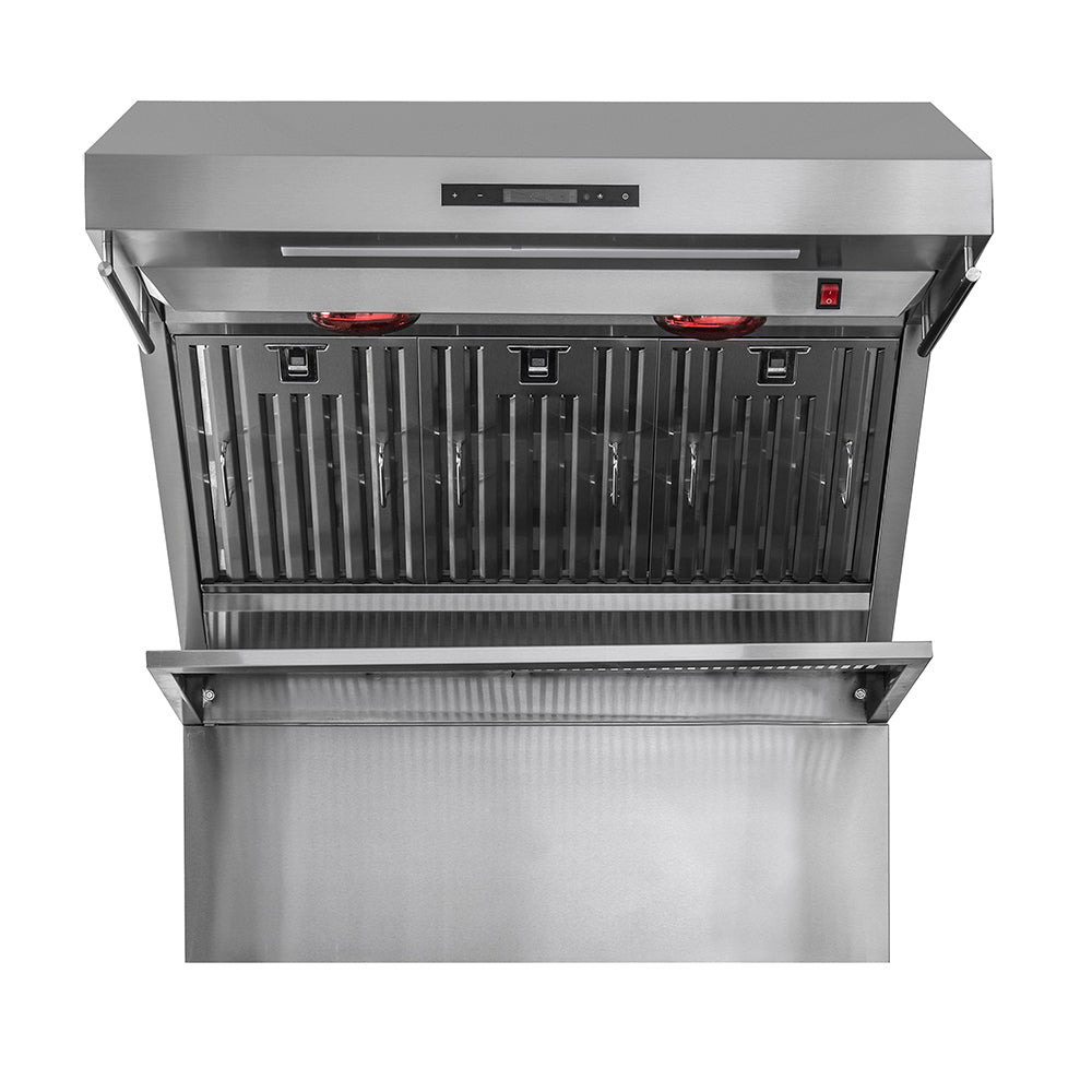 Forno Savona 36-Inch Wall Mount Range Hood, Baffle Filters, Backsplash Included - Forno Appliances