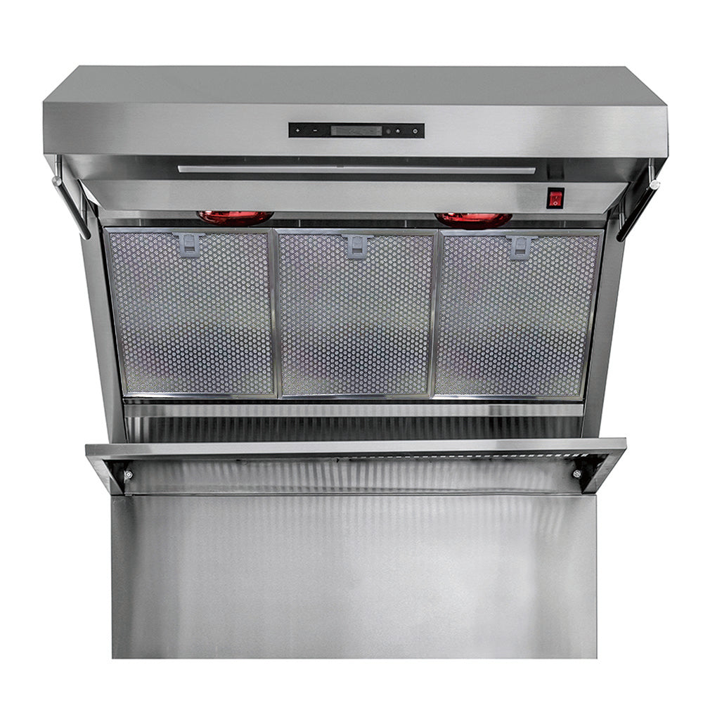 Forno Savona 36-Inch Wall Mount Range Hood, Hybrid Filters, Backsplash Included - Forno Appliances
