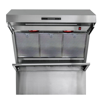Forno Savona 36-Inch Wall Mount Range Hood, Hybrid Filters, Backsplash Included - Forno Appliances