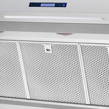 Forno Savona 60-Inch Wall Mount Range Hood, Hybrid Filters, Backsplash Included - Forno Appliances
