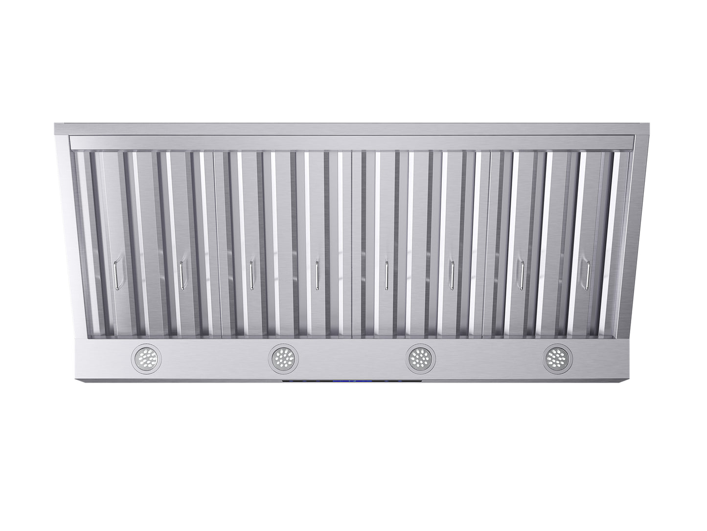 Forno Palazzo 48-Inch Wall Mounted Range Hood, Stainless Steel, Heavy Duty Baffle Filters, Remote Control - Forno Appliances