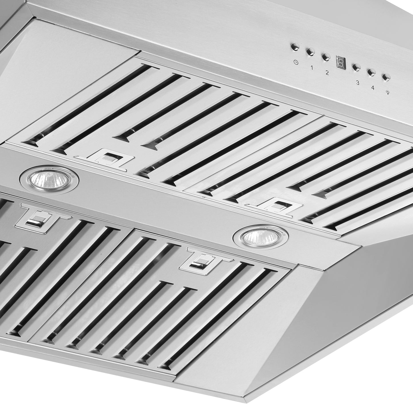 Forno Orvieto 30-Inch Wall Mount Range Hood, LED Lighting, Heavy Duty, Stainless Steel - Forno Appliances