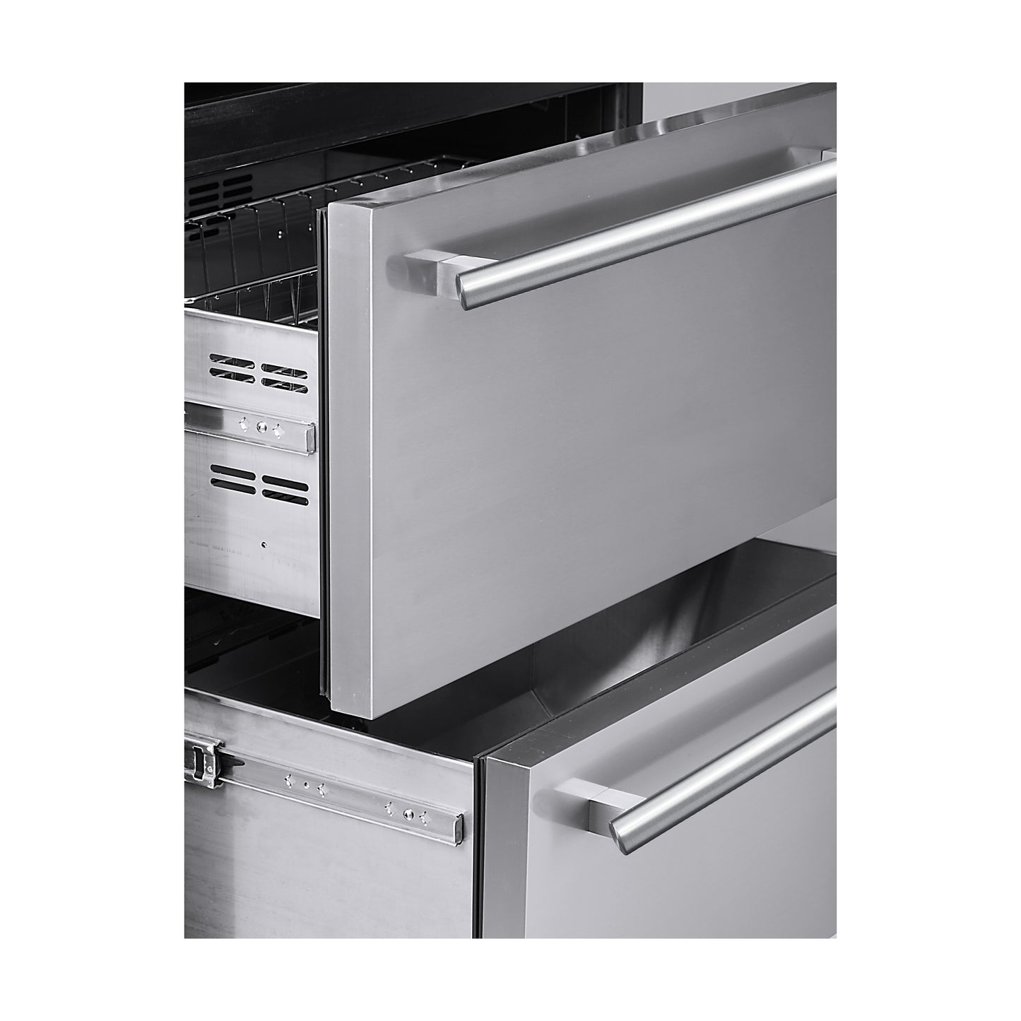 Forno Capraia 30-Inch Dual Temperature Zone Wine Cooler, Up to 144 Bottles, Two Refrigerated Drawers, Adjustable Temperature Zones - Forno Appliances