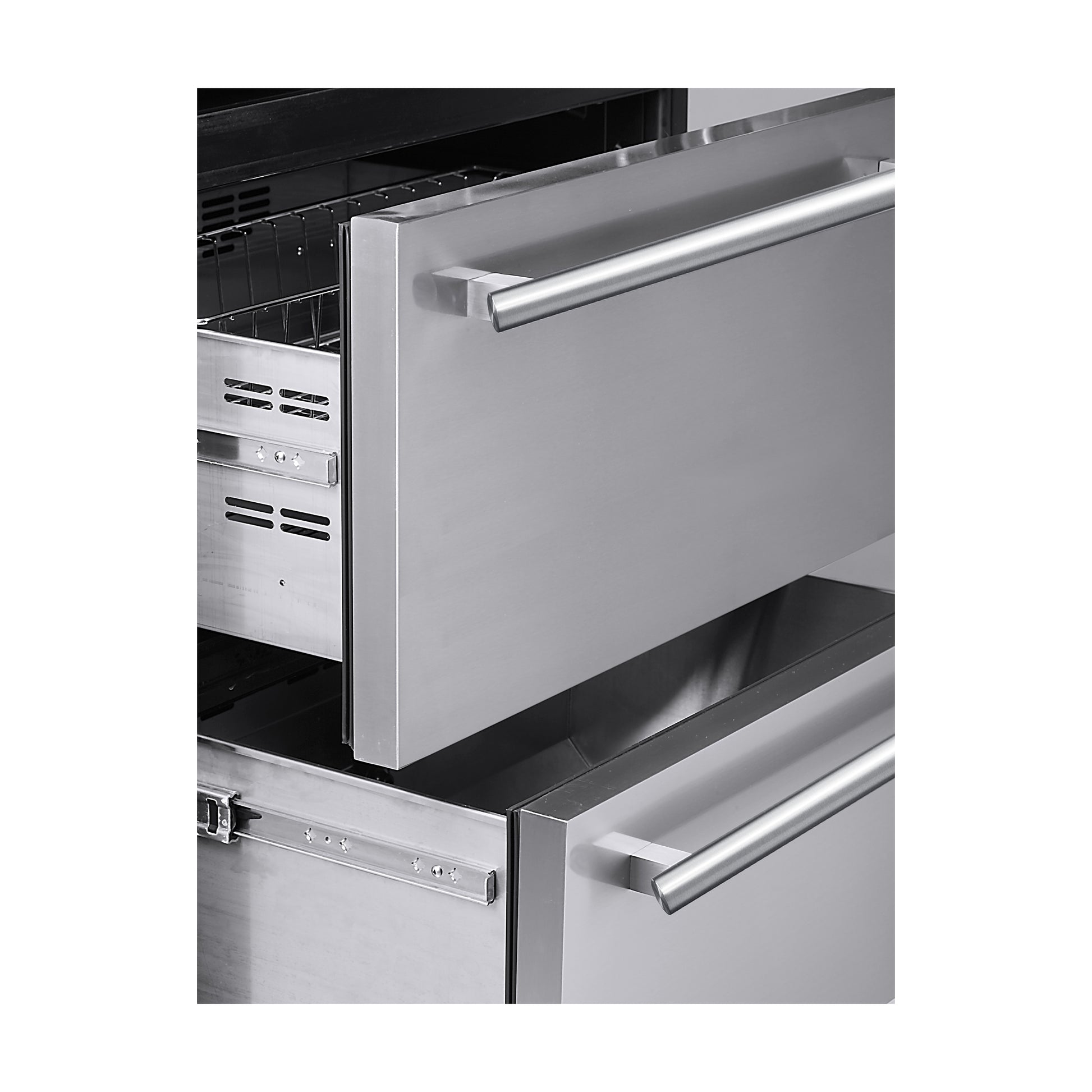 Forno Capraia 30-Inch Dual Temperature Zone Wine Cooler, Up to 144 Bottles, Two Refrigerated Drawers, Adjustable Temperature Zones - Forno Appliances