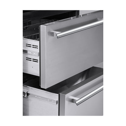 Forno Capraia 30-Inch Dual Temperature Zone Wine Cooler, Up to 144 Bottles, Two Refrigerated Drawers, Adjustable Temperature Zones - Forno Appliances