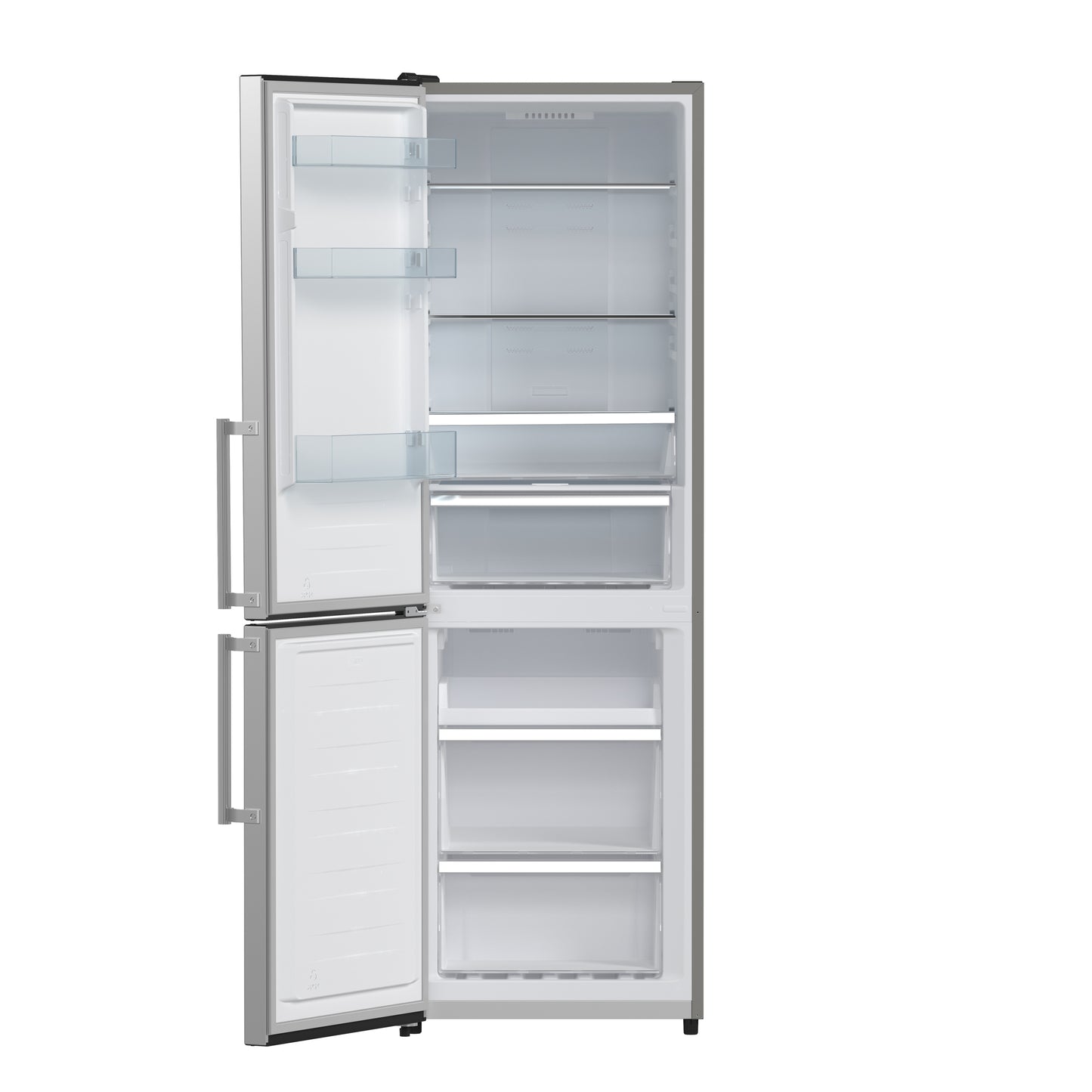 Forno Guardia 24-Inch Bottom Freezer Refrigerator, Left Swing, 10.8 cu.ft, ENERGY STAR Certified - Forno Appliances