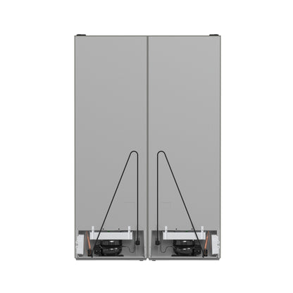 Forno Guardia 46.8-Inch Double Bottom Freezer Refrigerators, Total Capacity 21.6 cu.ft, ENERGY STAR Certified - Forno Appliances