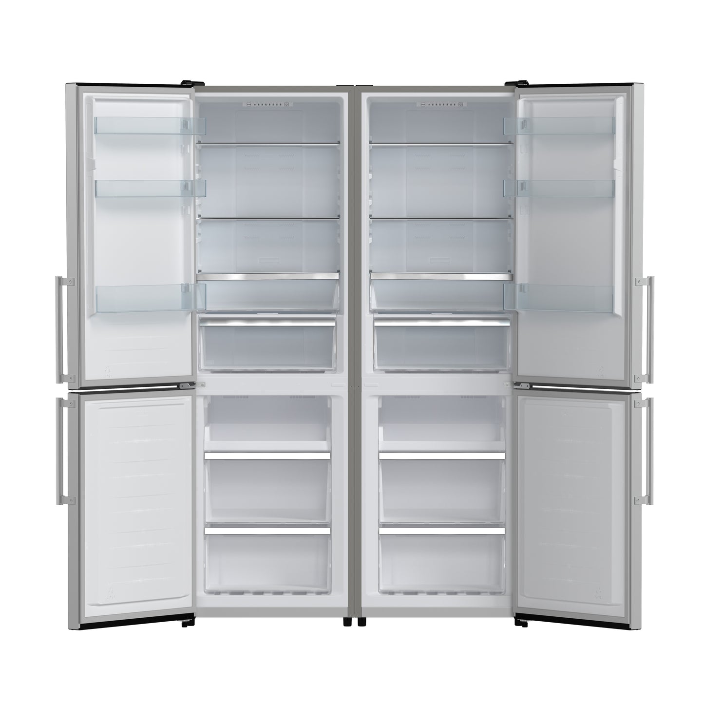 FORNO Premium 2-Piece Kitchen Bundle - Donatello 30" Induction Range, Guardia 46.8" Bottom Freezer Refrigerator - FBDL-008-01CAUS - Forno Appliances