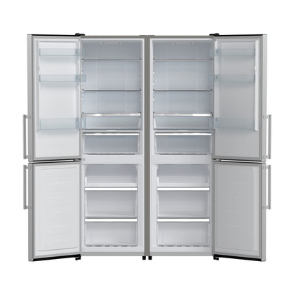 FORNO Premium 2-Piece Kitchen Bundle - Donatello 30" Induction Range, Guardia 46.8" Bottom Freezer Refrigerator - FBDL-008-01CAUS - Forno Appliances