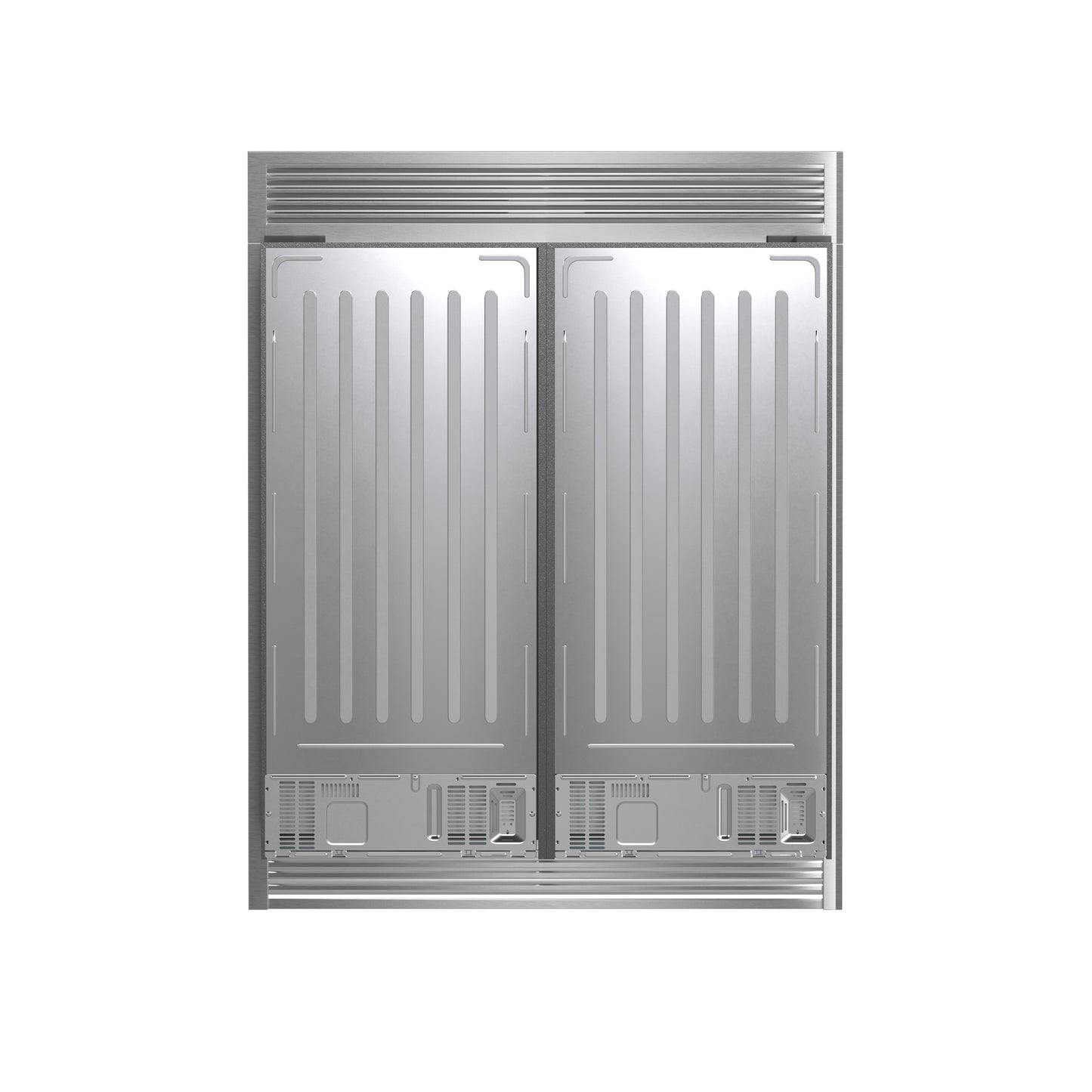 Ensemble réfrigérateur/congélateur convertible Forno Rizzuto 56 pouces, capacité totale de 27,6 pi³, grille décorative, certifié ENERGY STAR - Forno Appliances