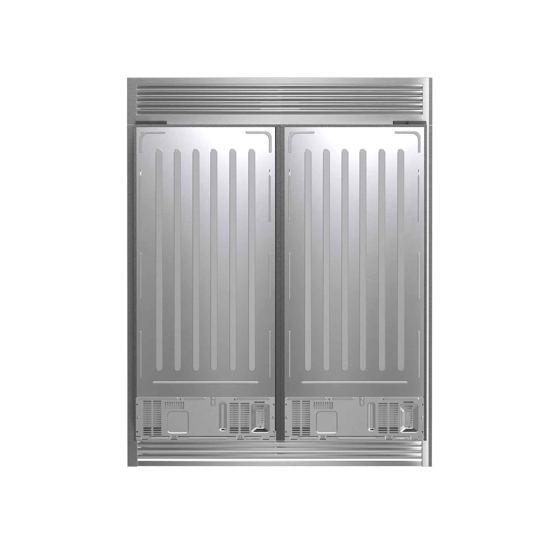 Ensemble réfrigérateur/congélateur convertible Forno Rizzuto 56 pouces, capacité totale de 27,6 pi³, grille décorative, certifié ENERGY STAR - Forno Appliances