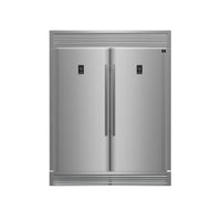 Ensemble réfrigérateur/congélateur convertible Forno Rizzuto 56 pouces, 27,6 cu.ft Capacité totale, grille décorative, certifié ENERGY STAR