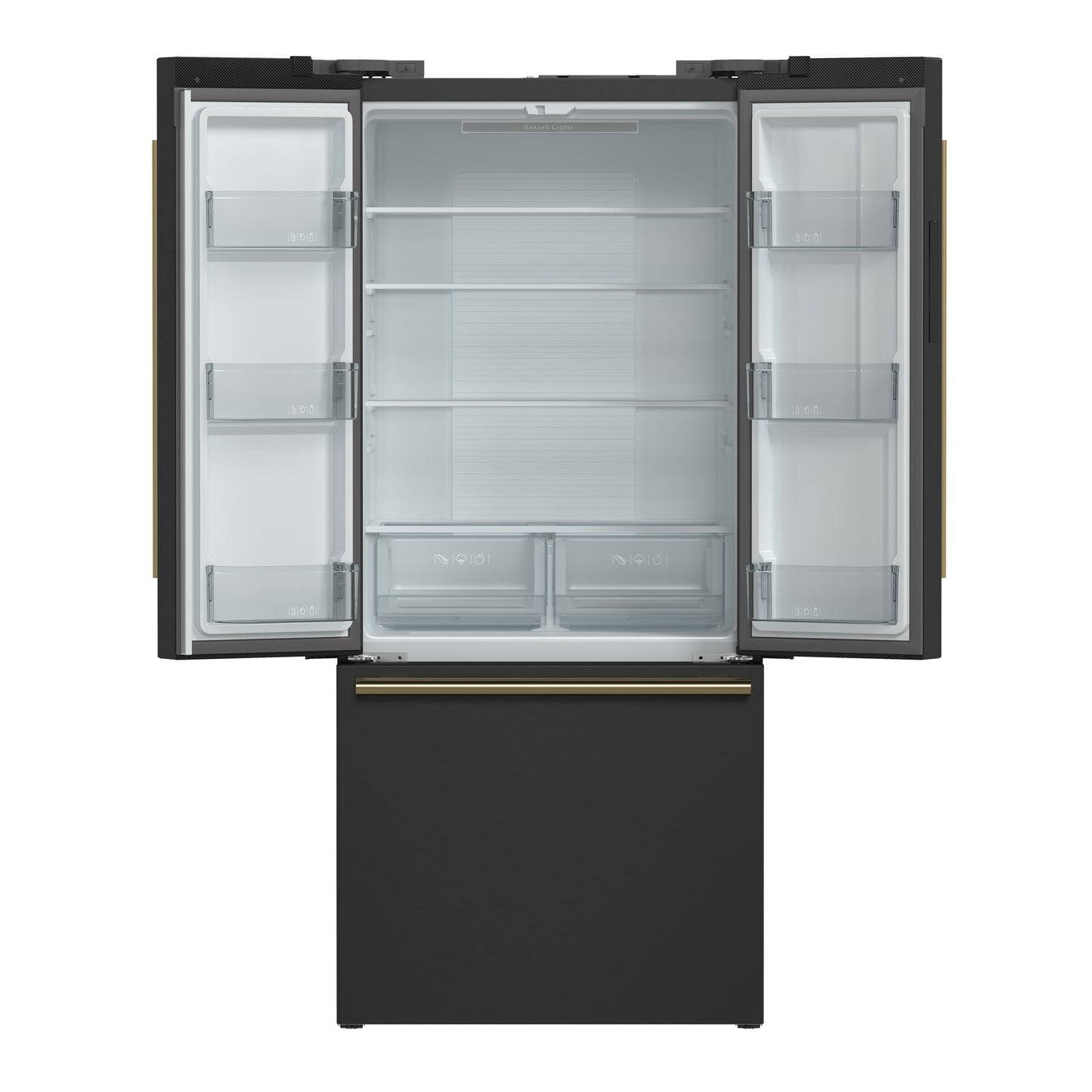 FORNO 2-Piece Black Kitchen Bundle - 30" Electric Range and 31" Bottom Freezer Refrigerator - Forno Appliances