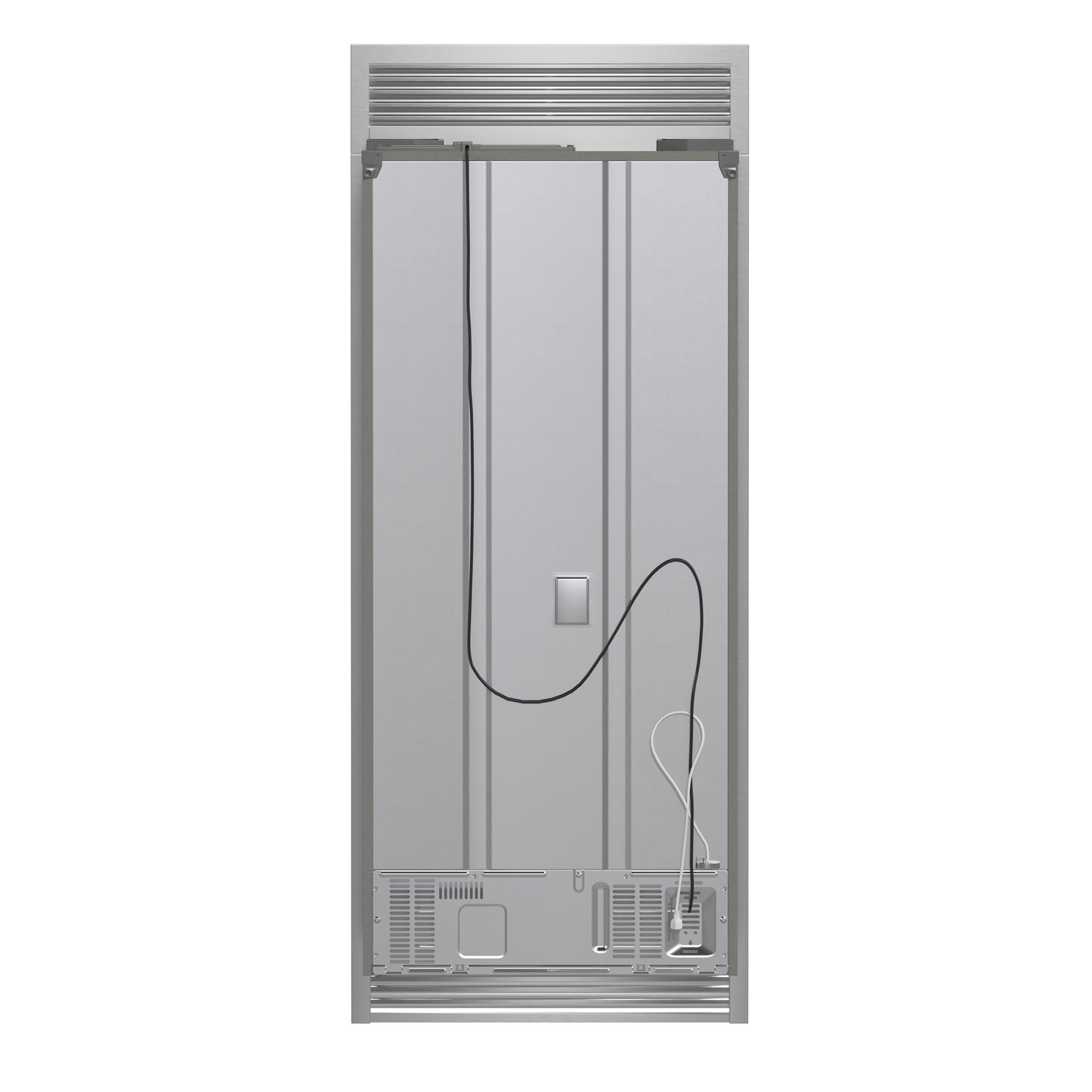 Forno Gallipoli 30-Inch French Door Refrigerator, 17.5 cu.ft Capacity, Decorative Grill, 34-Inch Width, Stainless Steel, No Frost Technology, Energy Efficient - Forno Appliances
