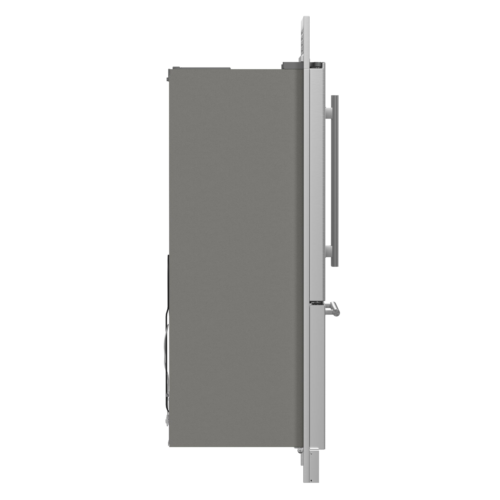 Forno Gallipoli 30-Inch French Door Refrigerator, 17.5 cu.ft Capacity, Decorative Grill, 34-Inch Width, Stainless Steel, No Frost Technology, Energy Efficient - Forno Appliances