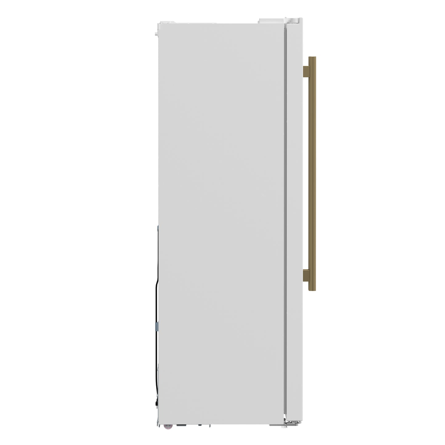 Forno Salerno Espresso 33-Inch White Side-by-Side Refrigerator, 15.6 Cu. Ft., Energy-Efficient, No Frost, Modern Design - Forno Appliances