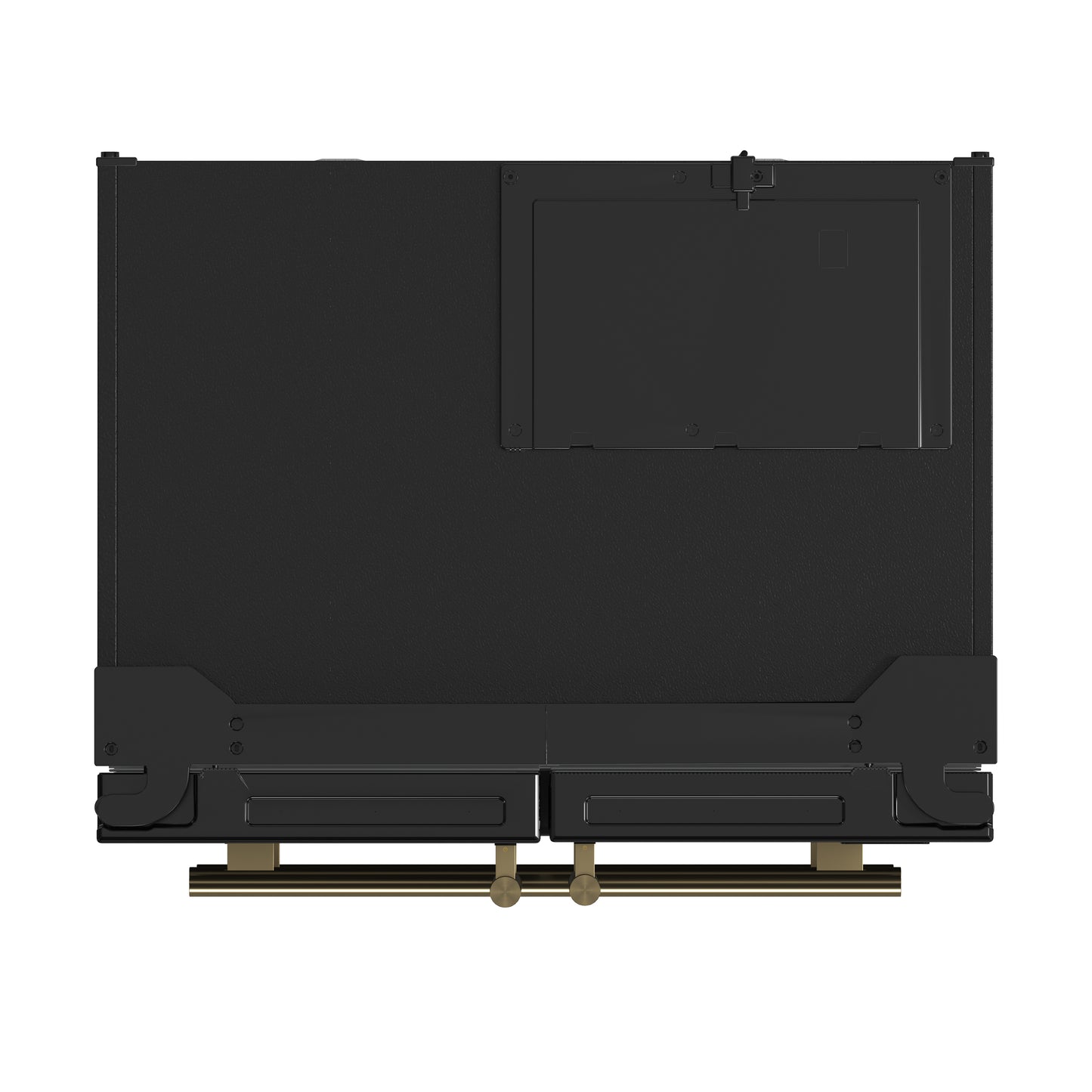 FORNO 2-Piece Black Kitchen Bundle - 30" Induction Range and 36" Bottom Freezer Refrigerator - Forno Appliances
