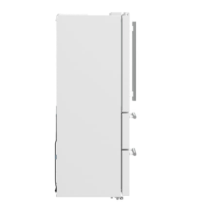 Forno Moena Espresso 36-Inch White French Door Refrigerator, 19.2 Cu. Ft., Frost-Free, Automatic Ice Maker, ENERGY STAR Certified - Forno Appliances
